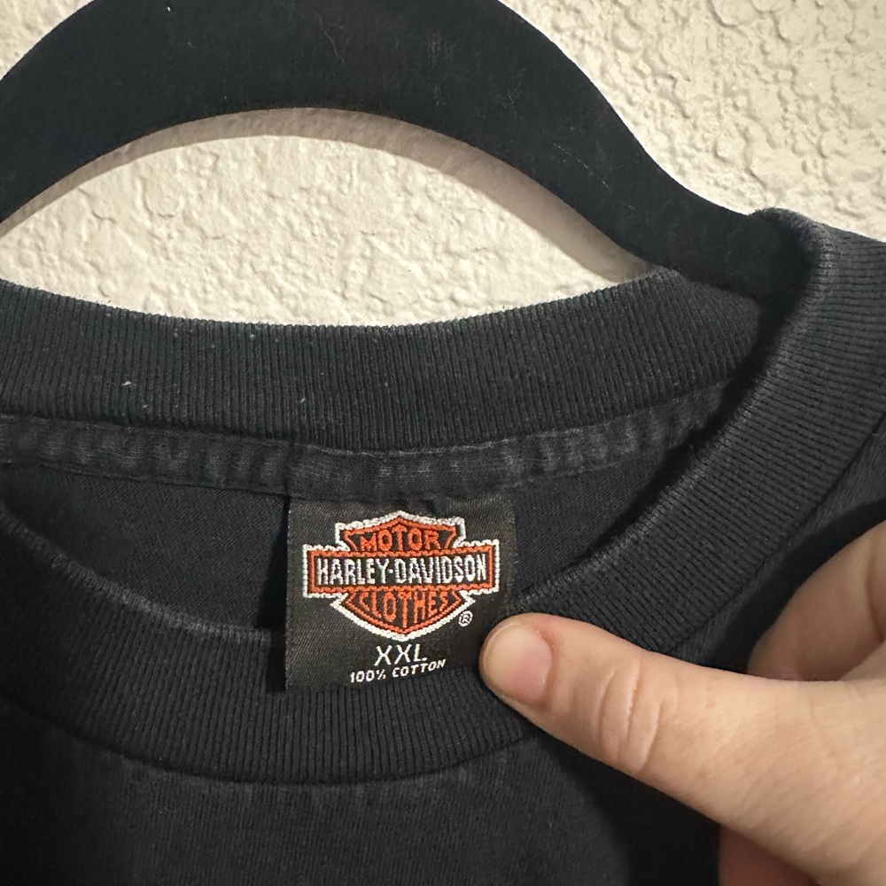 Vintage 90s Harley Davidson Tshirt H.O.G Germany 1993, XXL, Faded, Cotton - Picture 3 of 5